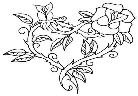 Rose Aesthetic Coloring Pages - Free Printable Coloring Pages