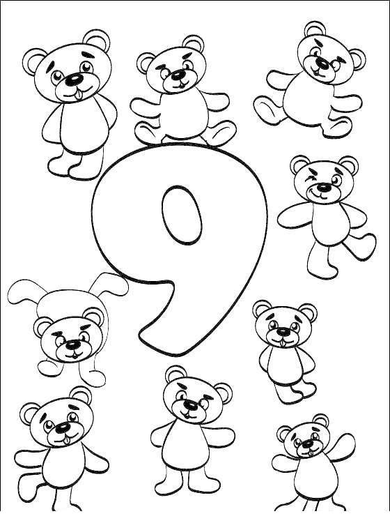 Free September Coloring Pages Number 9 printable