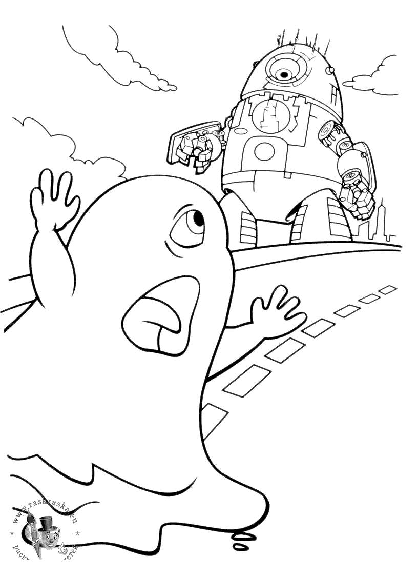 Free Alien is Coming Coloring Pages printable