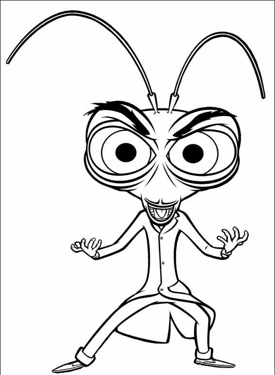 Free Cartoon Alien Coloring Pages printable