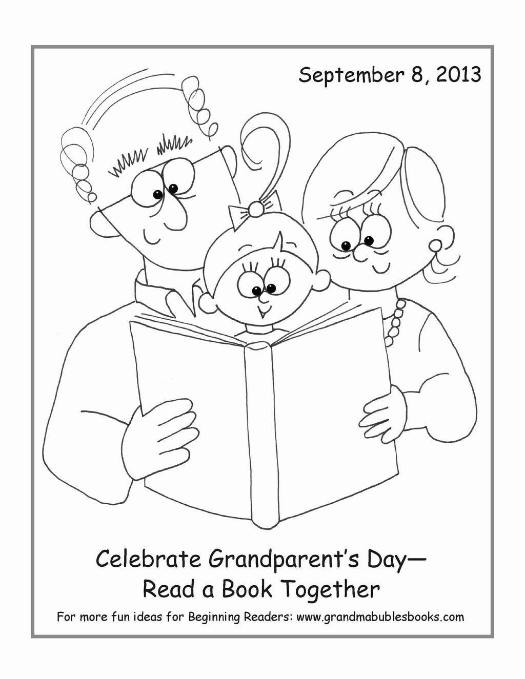 Celebrate Grandparents Day Coloring Pages - Free Printable Coloring Pages