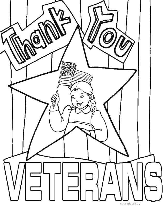 Free Constitution Coloring Pages Veterans Outline printable