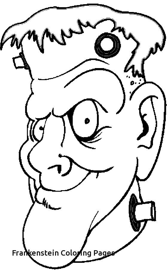 Frankenstein Head Coloring Pages - Free Printable Coloring Pages