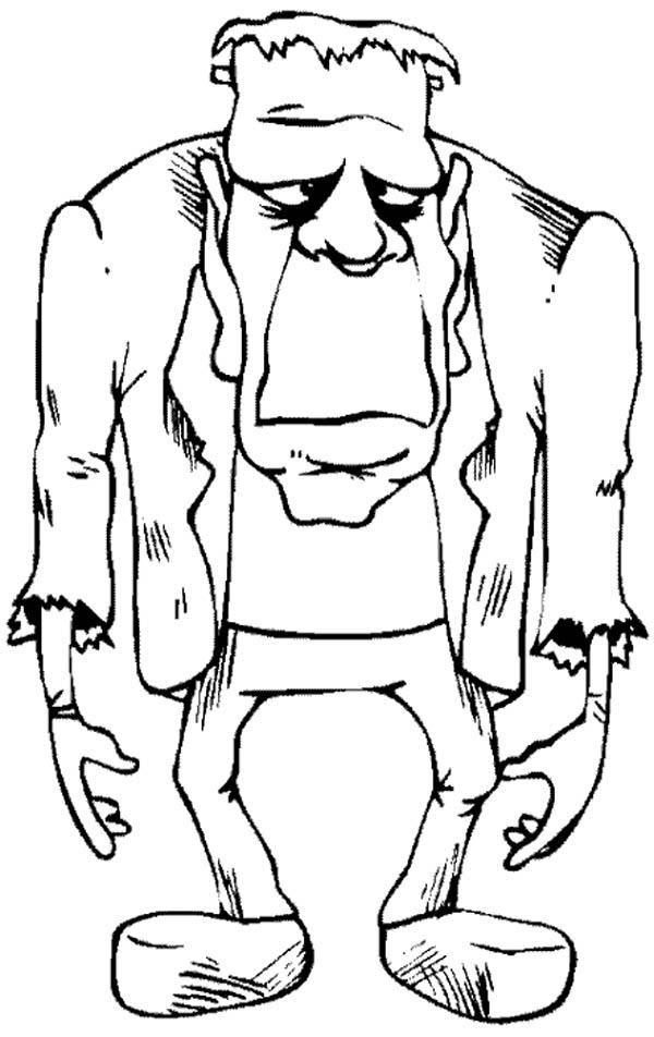 Free Free Frankenstein Coloring Pages printable