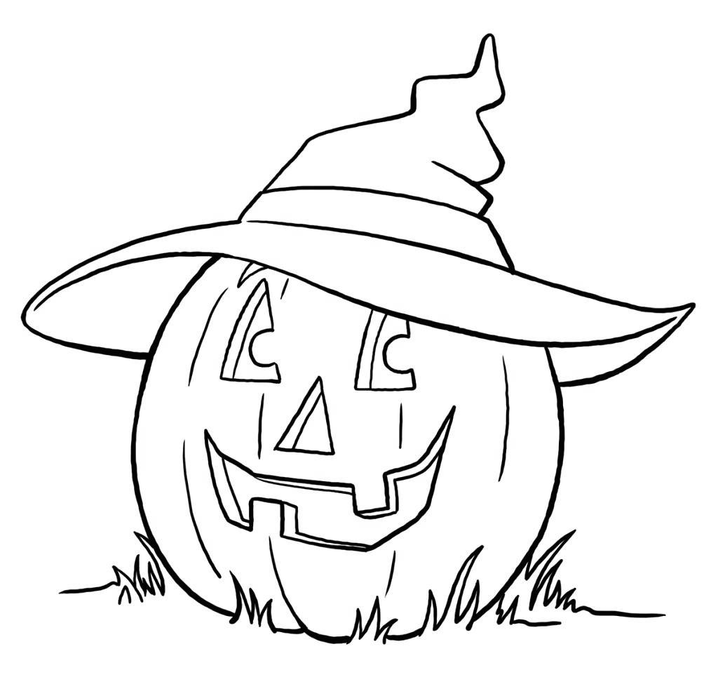 Free Pumpkin Witches Coloring Pages printable