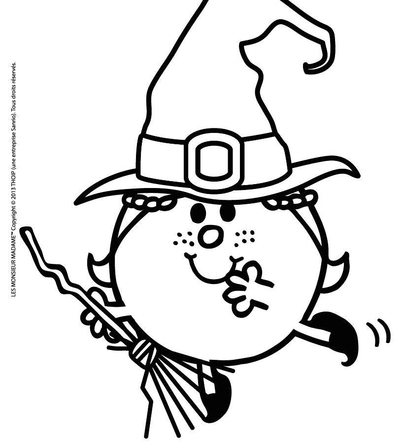 Free Witches Coloring Pages for Boys printable