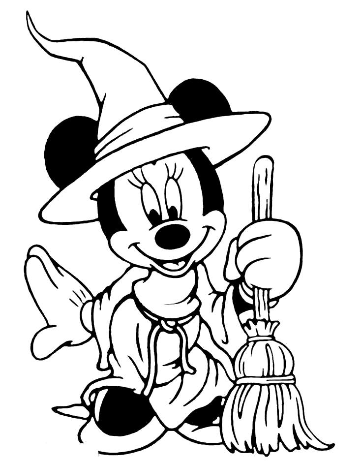 Disney Halloween Printable Coloring Pages Customize And Print