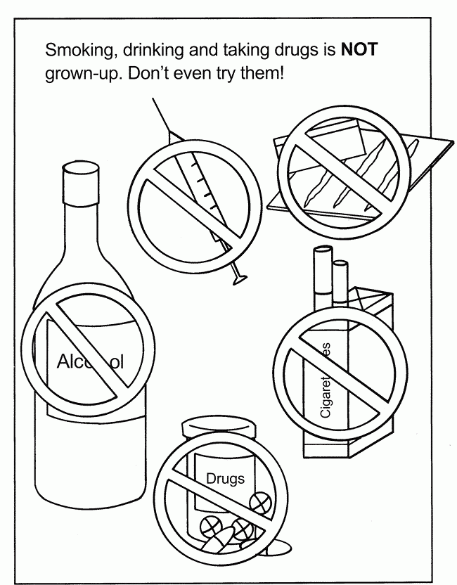 drug-free-coloring-pages-dont-try-smoking-drinking-free-printable