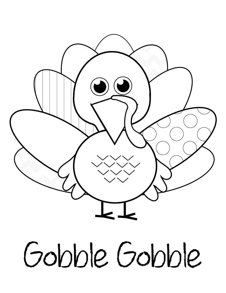 November Coloring Pages Gobble Gobble Free Printable Coloring Pages