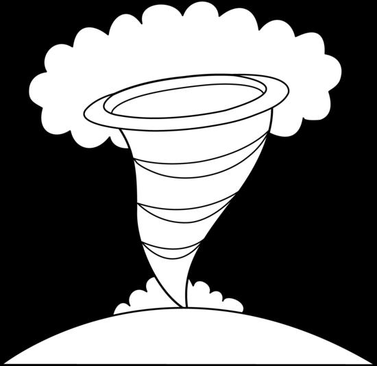 Simple Tornado Coloring Pages - Free Printable Coloring Pages