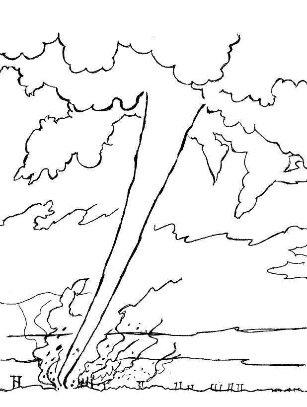 Free Tornado Coloring Pages Clipart printable