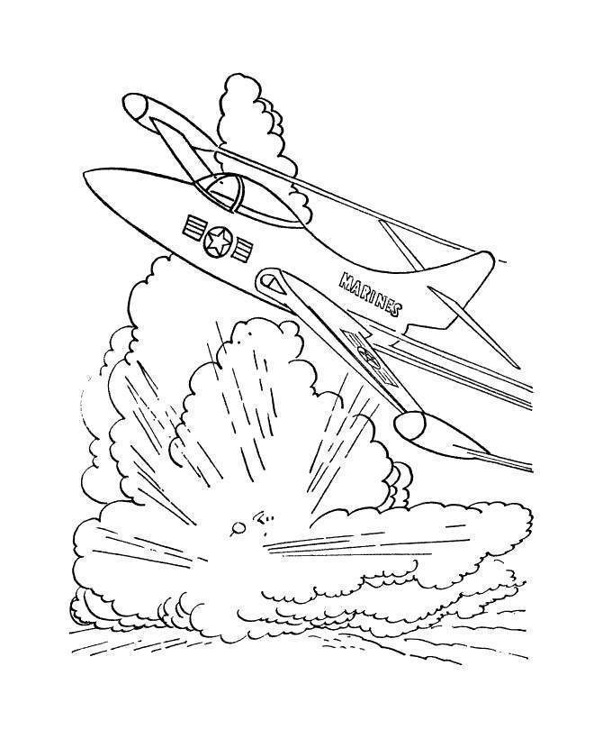 Free Veterans Day Coloring Pages Air Force printable