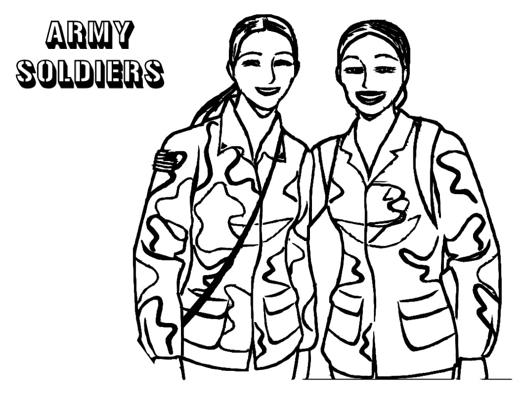 Free Veterans Day Coloring Pages Women Heros printable