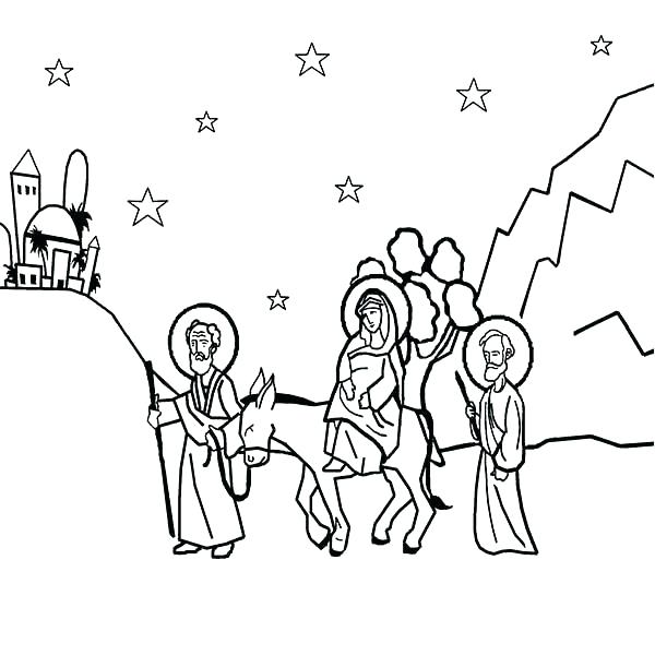 Free Advent Coloring Pages for Kids printable