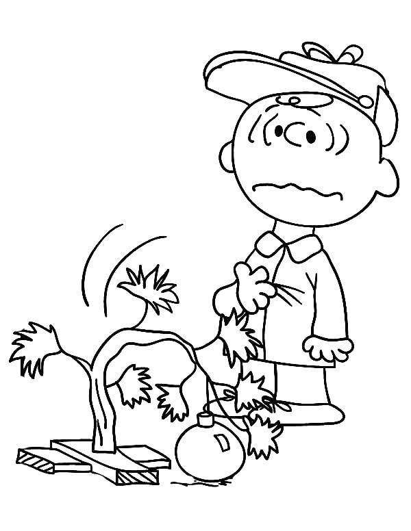 Free Charlie Brown Thanksgiving Coloring Pages Apple Tree printable