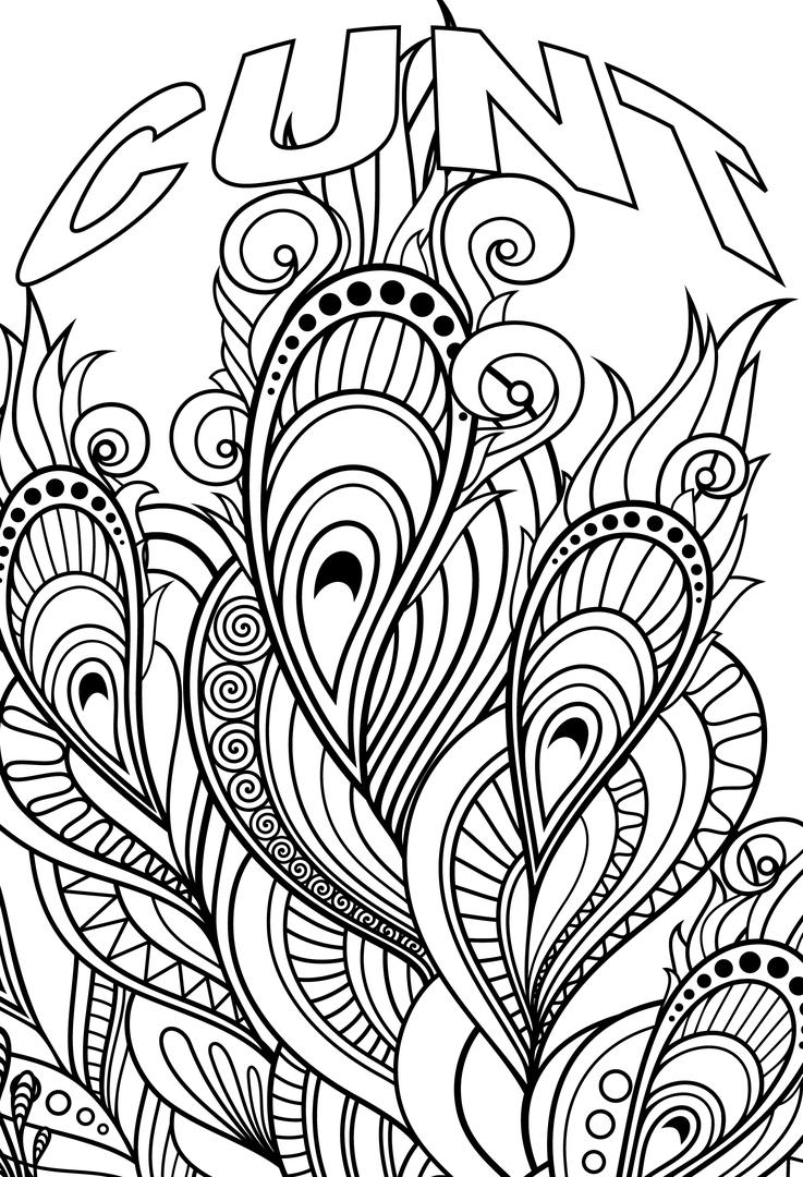 42 Free Printable Coloring Pages For Adults Only Swear Words Pdf 