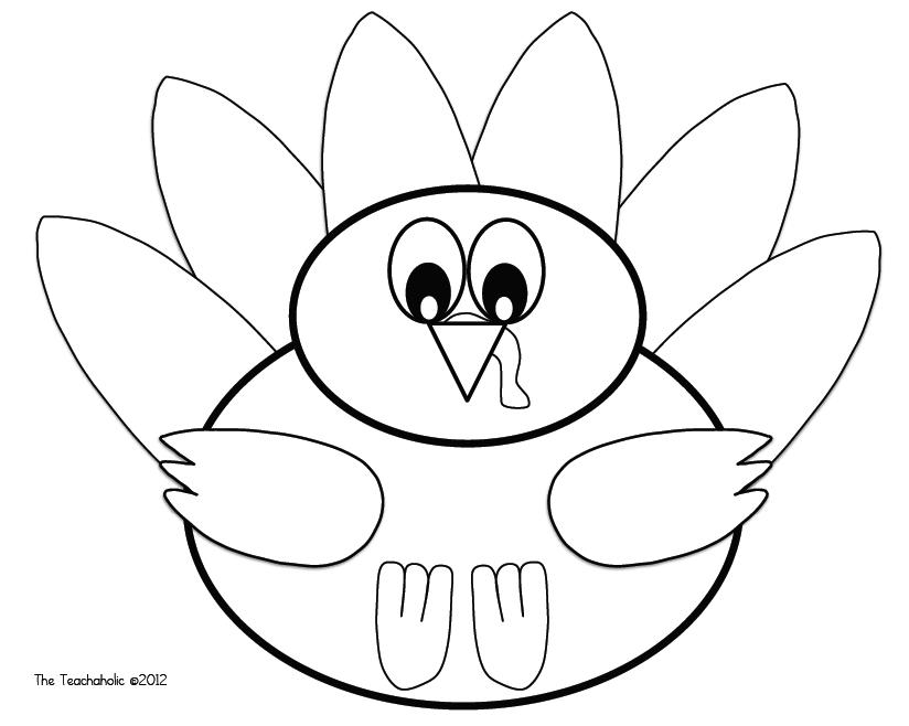 Free Free Turkey Coloring Pages Baby Turkey printable