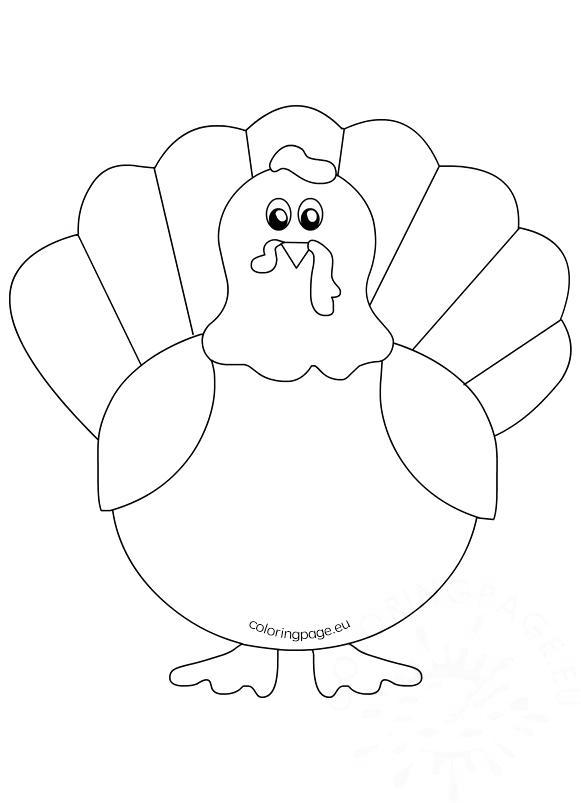 Free Free Turkey Coloring Pages Fat Turkey printable