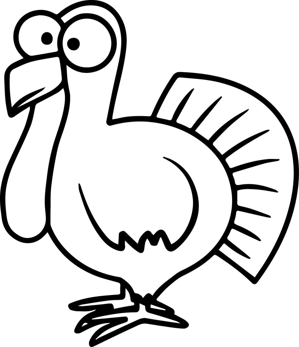 Free Free Turkey Coloring Pages Linear printable