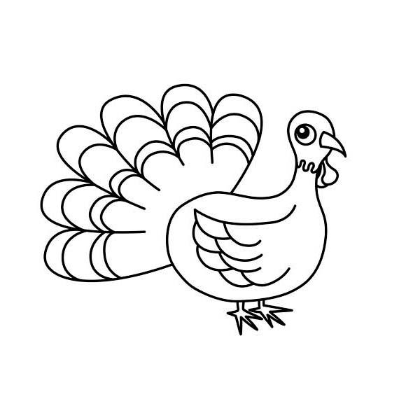 Free Free Turkey Coloring Pages for Adult printable