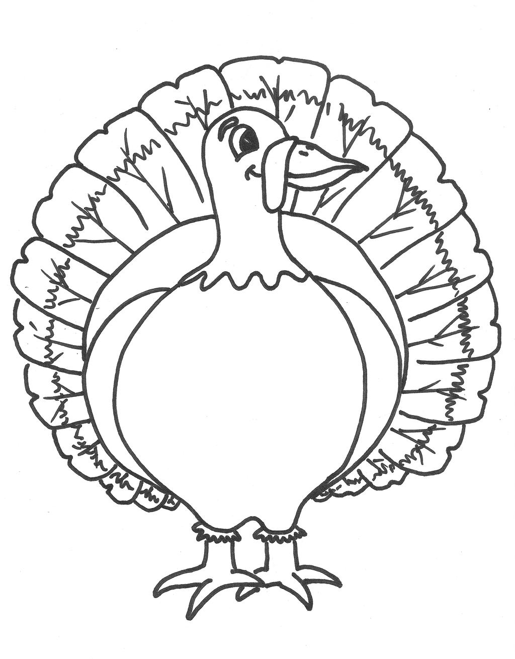 Free Free Turkey Coloring Pages for Kids printable