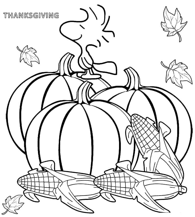 Free Printable Charlie Brown Thanksgiving Coloring Pages printable