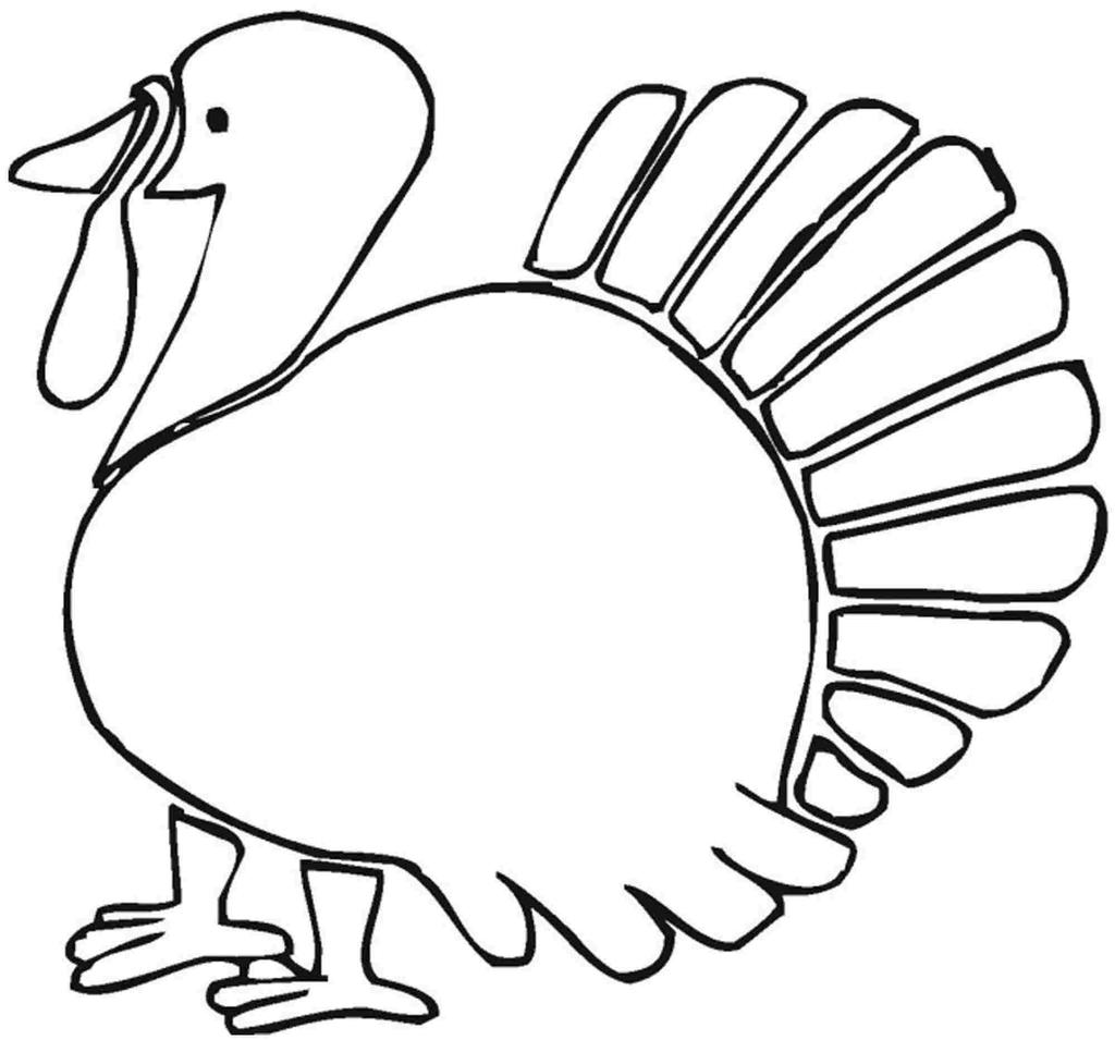 Free Printable Free Turkey Coloring Pages printable