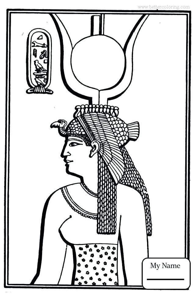 Free Ancient Egyptian Coloring Pages printable