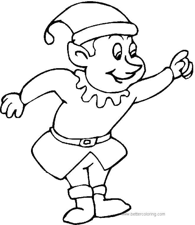 Free Evles Is Dancing Coloring Pages printable