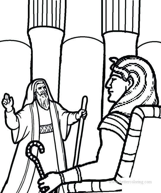 Free Pharaoh from Egyptian Coloring Pages printable
