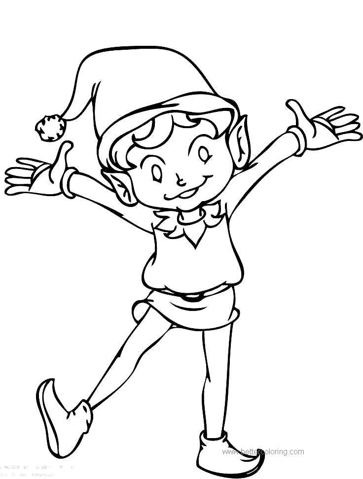 Free Simple Evles Coloring Pages printable