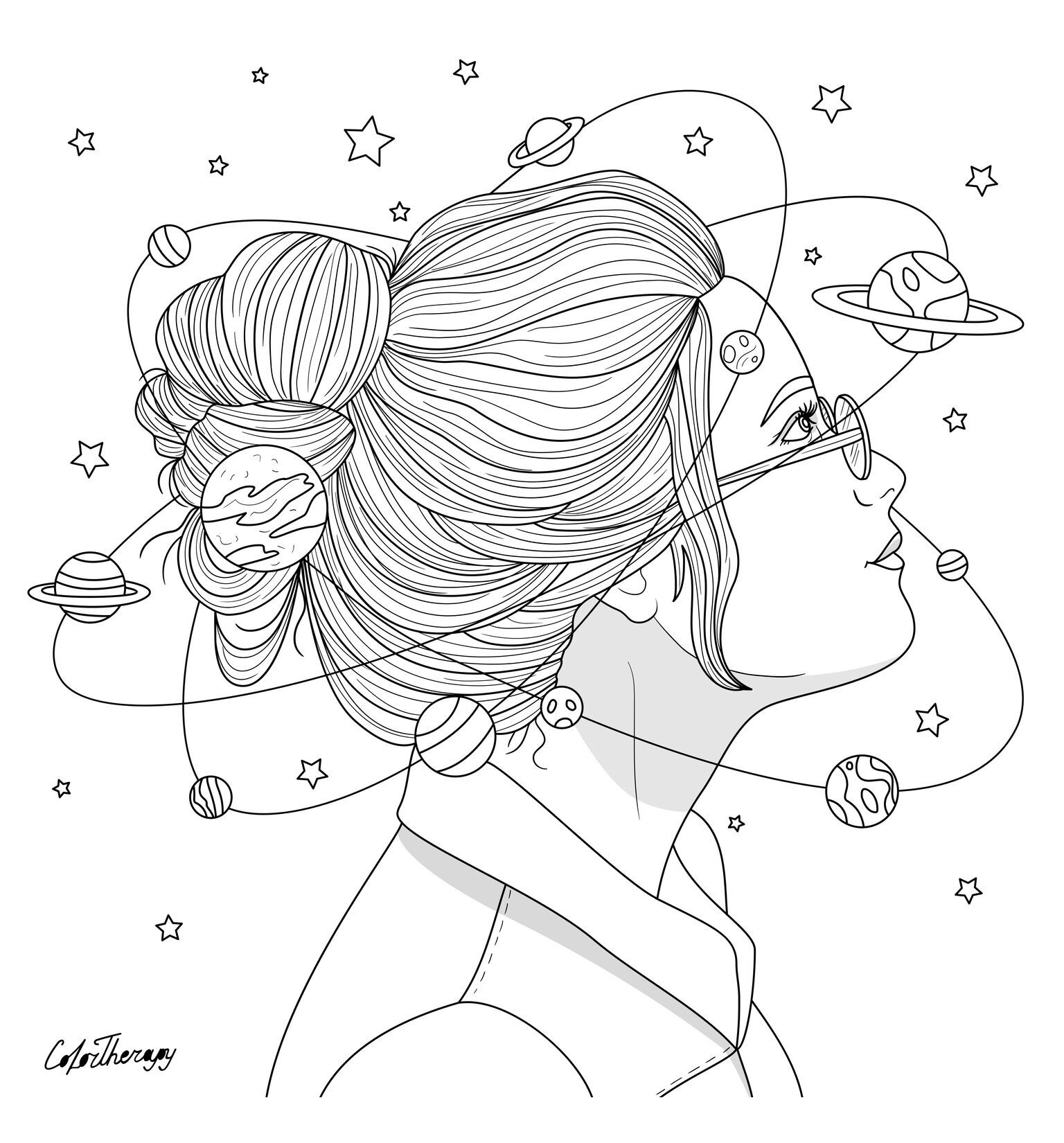Free VSCO Girl Coloring Pages printable