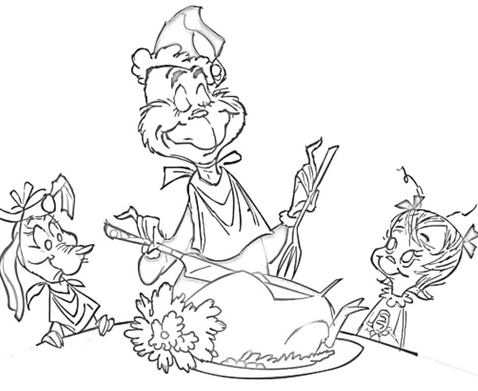 Free Whoville Coloring Pages Grinch and Cindy Lou Who printable