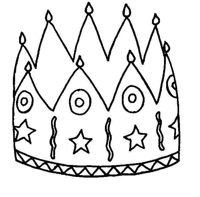 Free Crown for Epiphany Coloring Pages printable