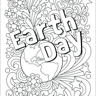 Free Earth Day for Sharpie Coloring Pages printable