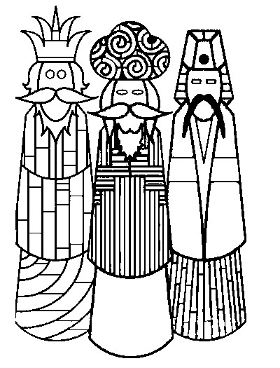 Free Epiphany Three Kings Coloring Pages printable