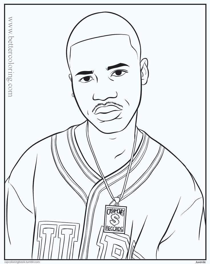 Future Rapper Coloring Pages - Free Printable Coloring Pages