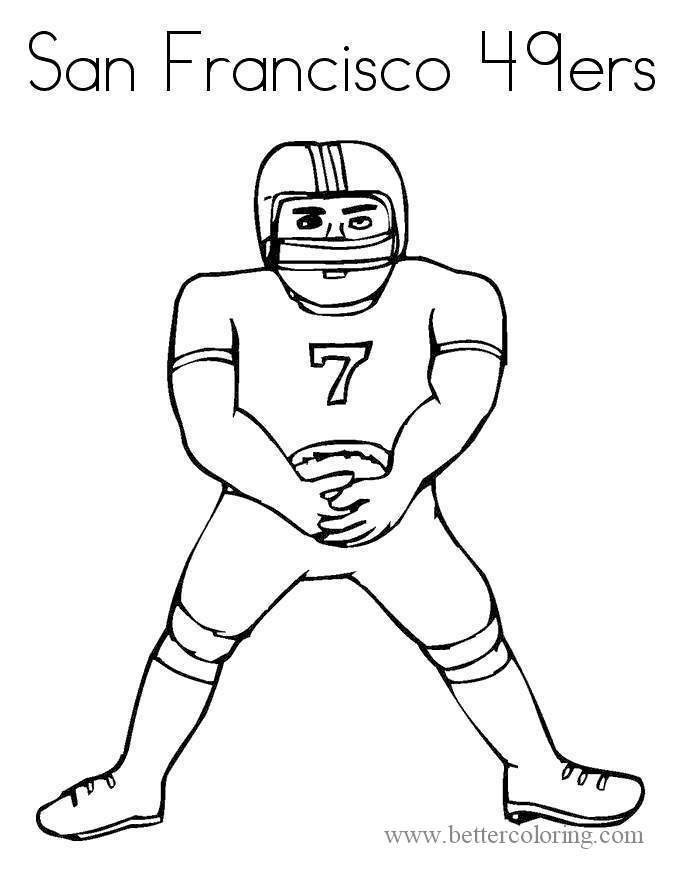 Free San Francisco 49ers Coloring Pages printable