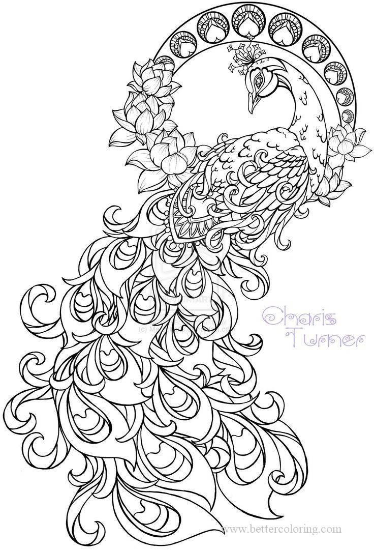 Free Sharpie Phoenix Coloring Pages printable