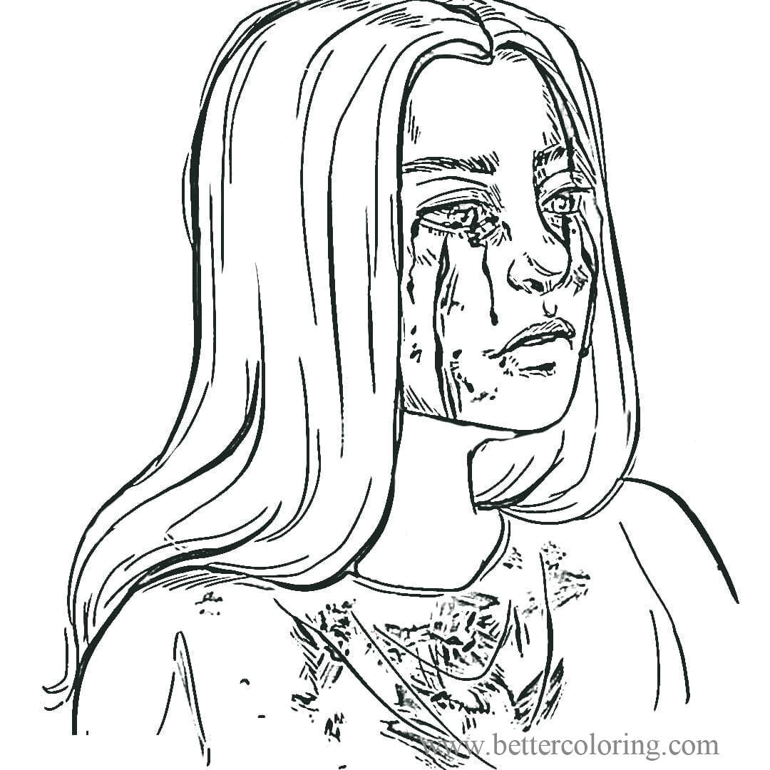 Download Singer Billie Eilish Coloring Pages - Free Printable Coloring Pages